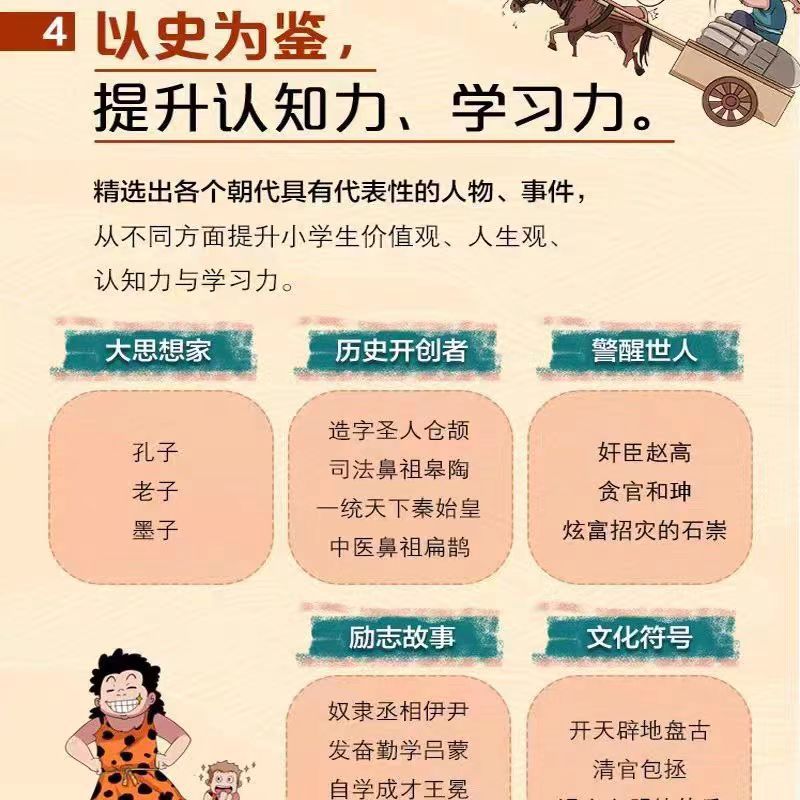 [捂着门牙学历史]全6册 [正版]抖音同款捂着门牙学历史全套6册 熊夫子小学生课外阅读书籍三年级四五六年级必读6-12岁