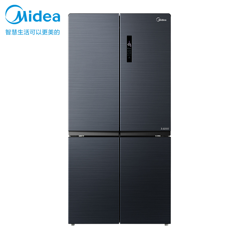 美的(Midea)652升 十字门冰箱 高端系列 智能杀菌一级能效 BCD-652WSPZM(E)