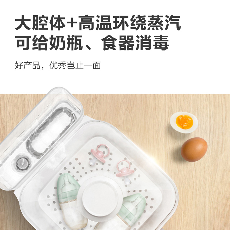 美的电炖锅全自动智能家用电炖盅隔水炖炖锅煲汤炖汤燕窝炖盅 白色(旋钮款 )