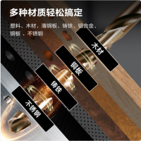 得力 DH-MH151130G 不锈钢钻头 直柄麻花钻 13mm-HSSCO 1组3支 货期1周