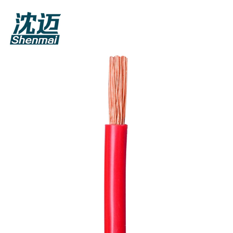 沈迈 铜芯软电线100米红色 ZC-BVR-450/750V-1.5平方 1捆高清大图