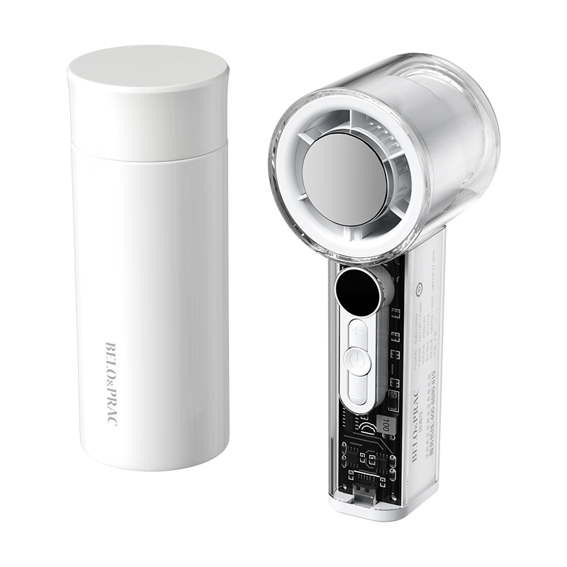 贝洛可 户外便携大容量遇见美好-高速风扇+保温杯组合套装 BK275