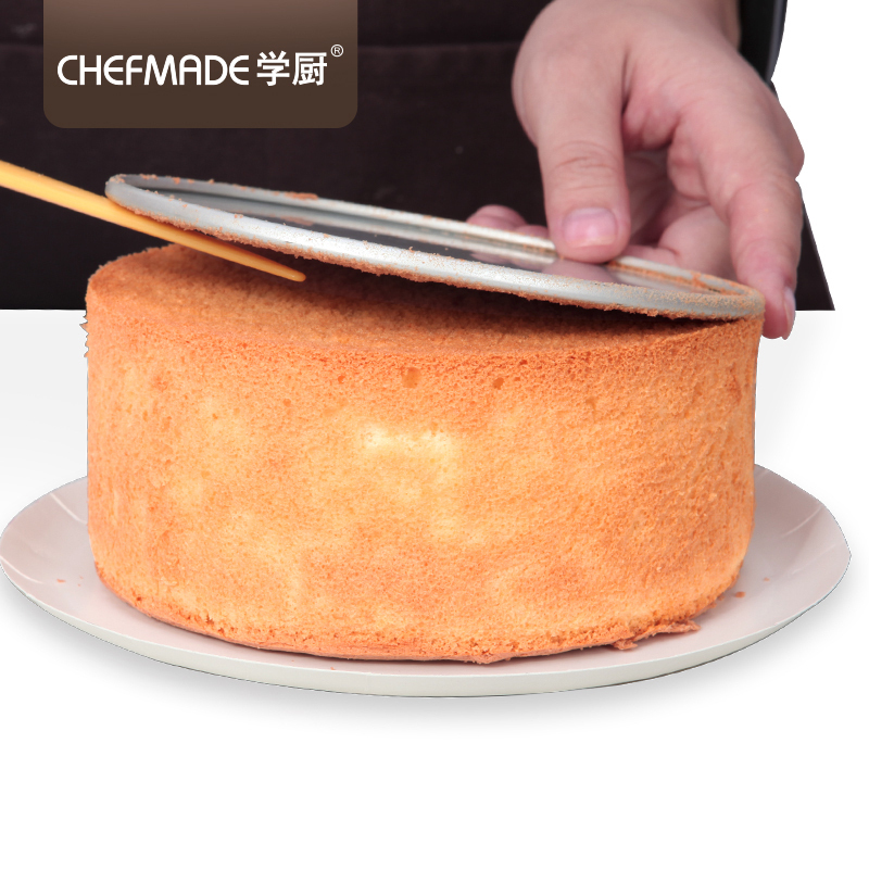 学厨 CHEFMADE 玫瑰金色6寸可拆式阳极戚风/海绵/天使蛋糕模 烘焙模具 厨房工具WK9117
