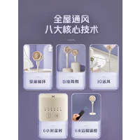美的(Midea)空气循环扇家用电风扇3D摇头落地扇轻音节能宿舍小风扇台地两用节能风扇 GAF24DR