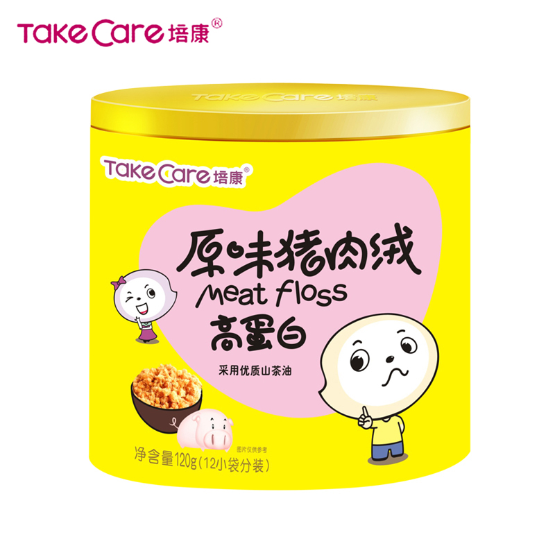 培康 宝宝肉松 儿童零食肉粉松营养零食宝宝零食肉绒120g 猪肉绒