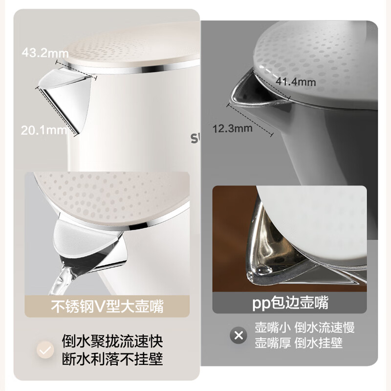 苏泊尔 电水壶 SW-17S03F高清大图