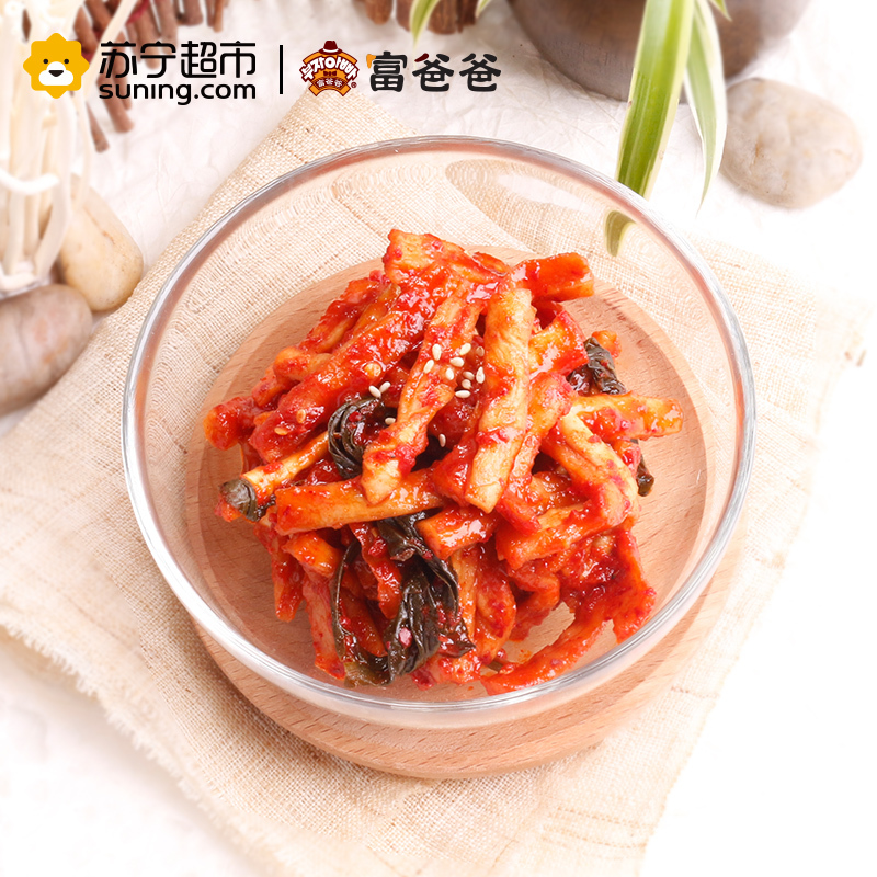 富爸爸 韩式传统小菜 拌萝卜干 318g