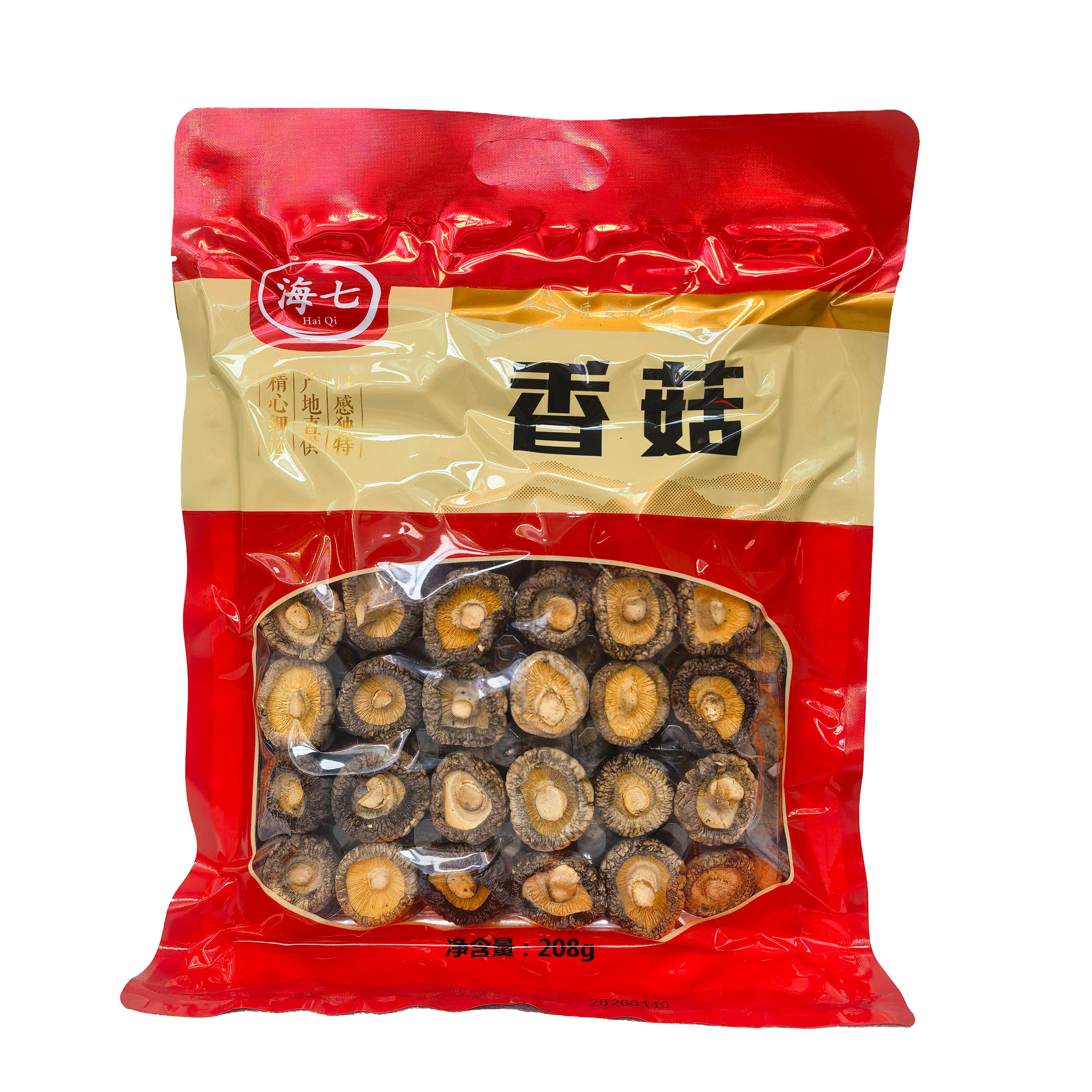 海七南北干货香菇208g