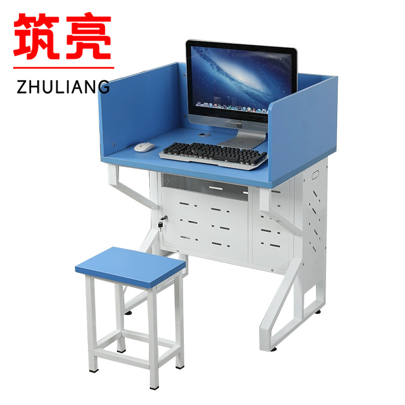 筑亮 单人培训桌 LP80+1椅 套高清大图