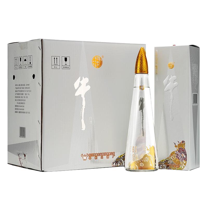 牛栏山 牛角尖 43度 500ml*6瓶 浓香白酒 整箱装