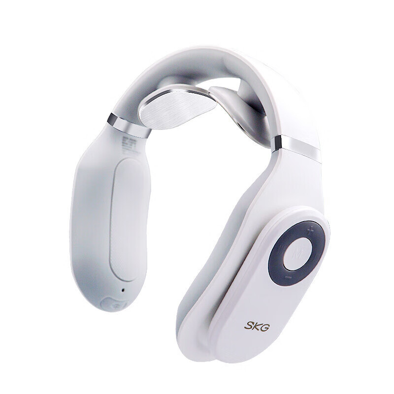 SKG 颈椎按摩器颈部按摩仪护颈脖子按摩器 4098蓝牙款 2代白色高清大图