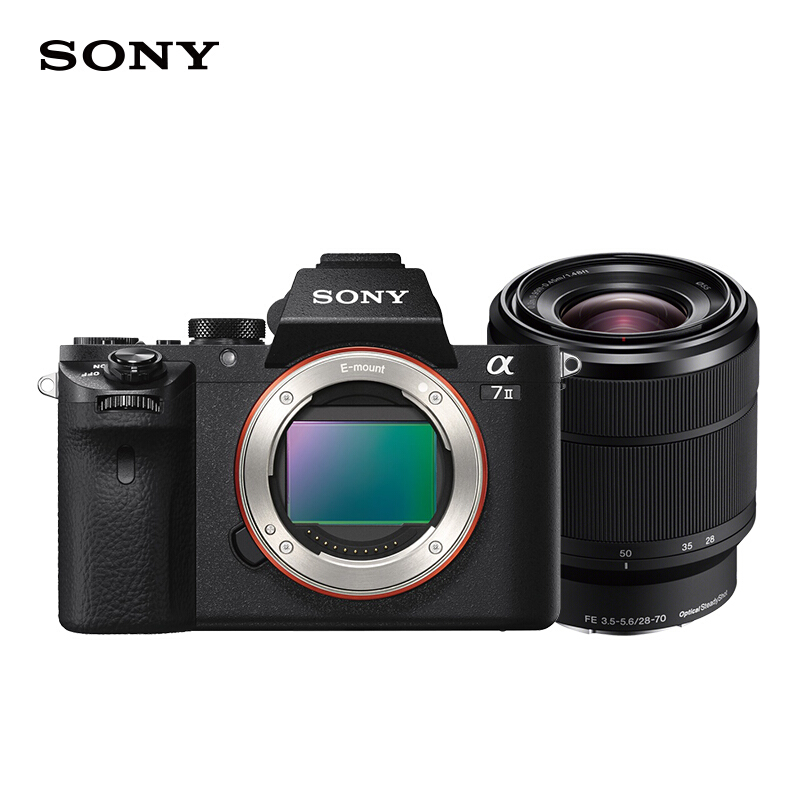 索尼(SONY)Alpha7II 全画幅微单相机 7M2K A7M2 约2430万像素 28-70mm镜头