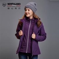 诺诗兰（NORTHLAND）冲锋衣户外秋冬男女式情侣款防风保暖防水透湿三合一冲锋衣GS065515/GS062516