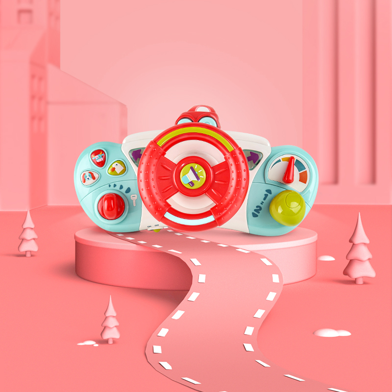 babycare 儿童方向盘玩具婴儿推车车载宝宝益智模拟仿真副驾驶玩具
