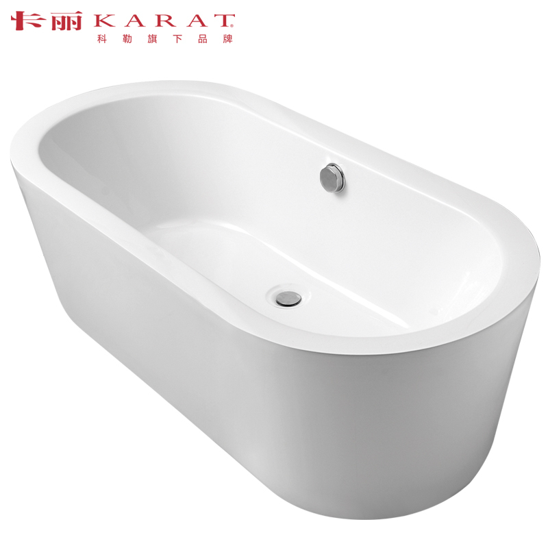 科勒旗下品牌KARAT卡丽卫浴亚克力浴缸家用成人独立式浴盆浴池情侣浴缸15223T-WK