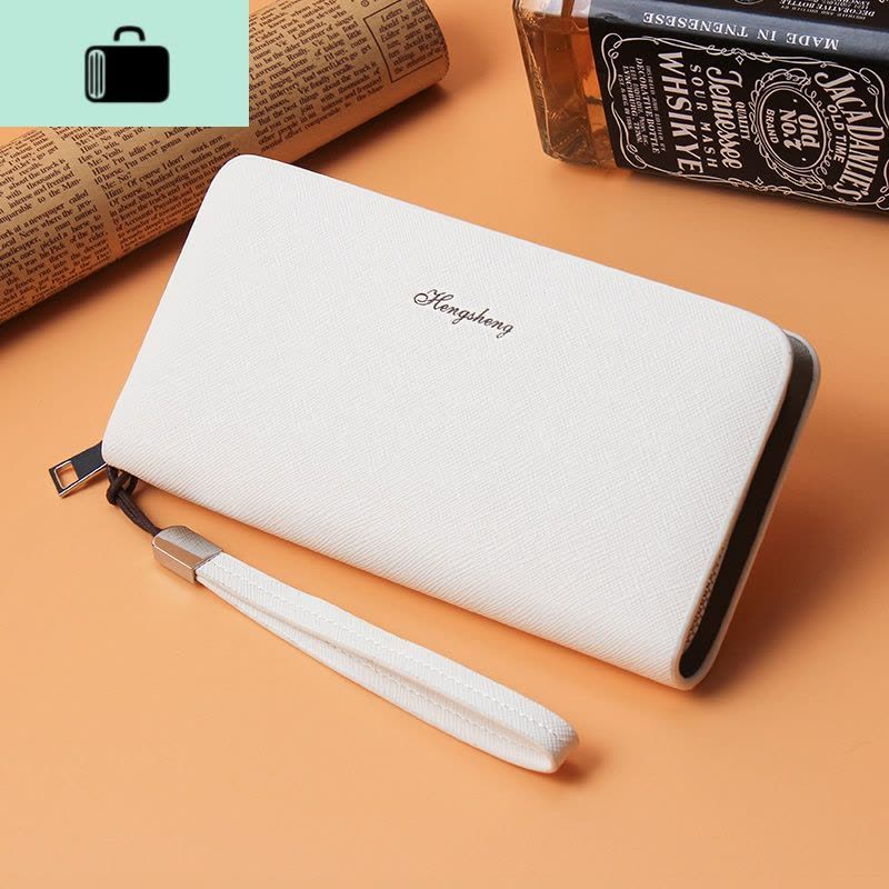 钱包男长款版手拿包潮个性青年带拉链潮男社会男士手包社会人手拿NEW LAKE图片