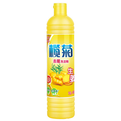 榄菊 生姜去腥洗洁精500g 家用厨房去油洗碗液碟剂洗涤灵 水果蔬菜清洁剂