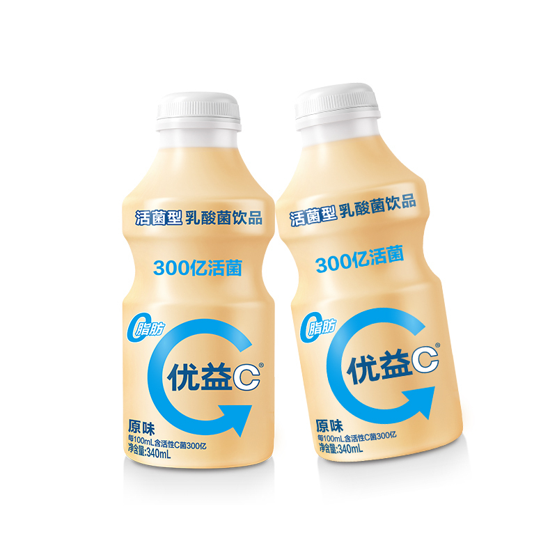 蒙牛 优益C活菌型乳酸菌饮品 原味340ml