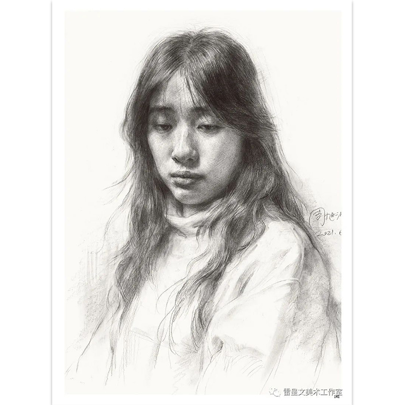 [正版]周旭波素描课2022新书石膏几何体静物石膏头像素描头像临摹対画训练绘黑龙江美术出版社