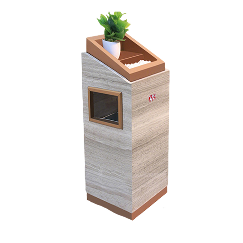 卫未来 立式烟灰桶 浅咖啡色大理石 个高清大图