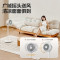美的(Midea)轻音空气循环扇/家用大风力摇头落地扇/卧室台式柔风电风扇/节能桌面小风扇 FGA24TQ