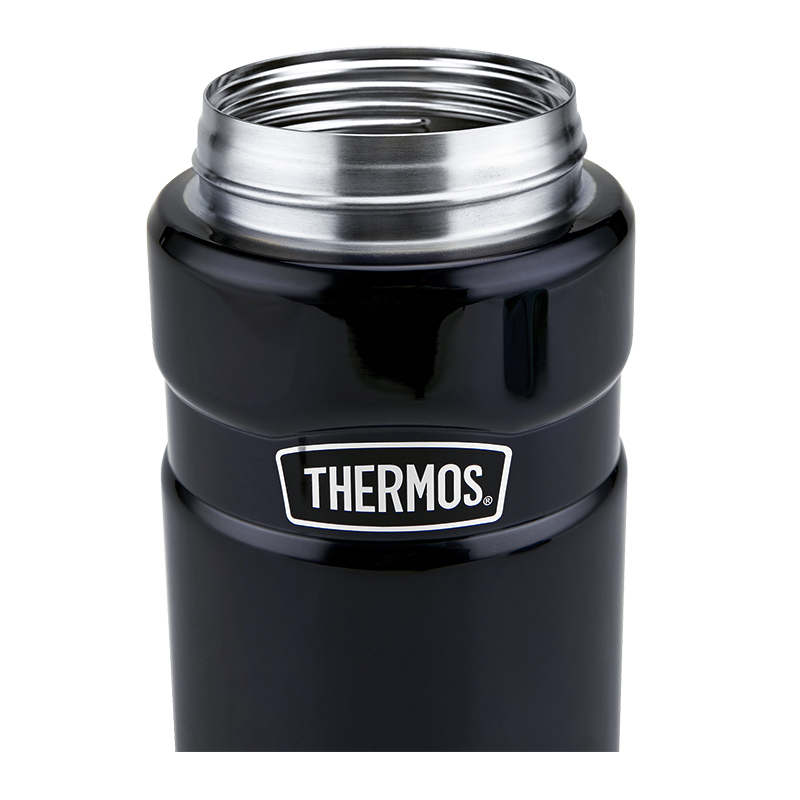 [海外原装品牌直采]THERMOS 膳魔师真空通用焖烧保温杯 304不锈钢保温壶 深蓝色