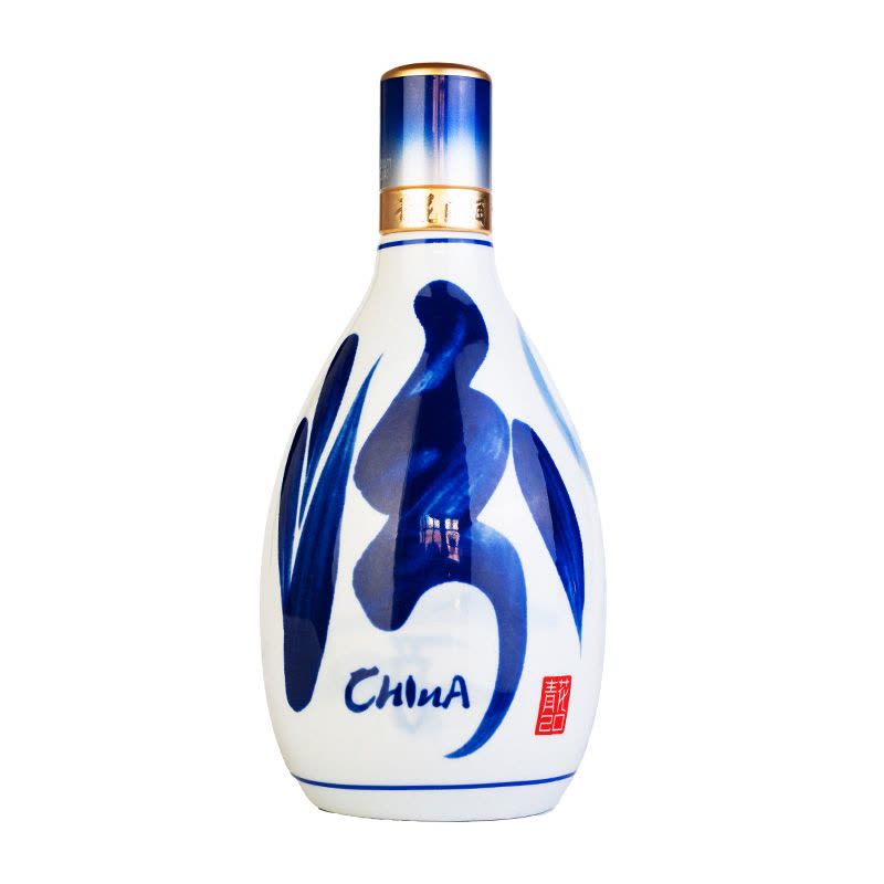 新包装]山西杏花村汾酒42度青花20汾酒500ml*6瓶盒装清香型国产酒