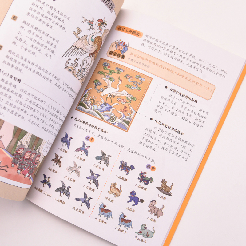 [正版]漫画趣解中国纹样 懂懂鸭中式美学纹样故事文化绘本少儿成人儿童绘本漫画书籍科普读物配色设计 中国传统经典纹样图鉴