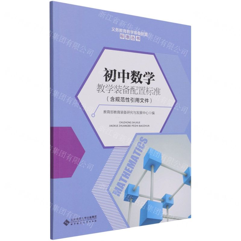 [N]初中数学教学装备配置标准/义务教育教学装备配置标准丛书-9787303266067高清大图