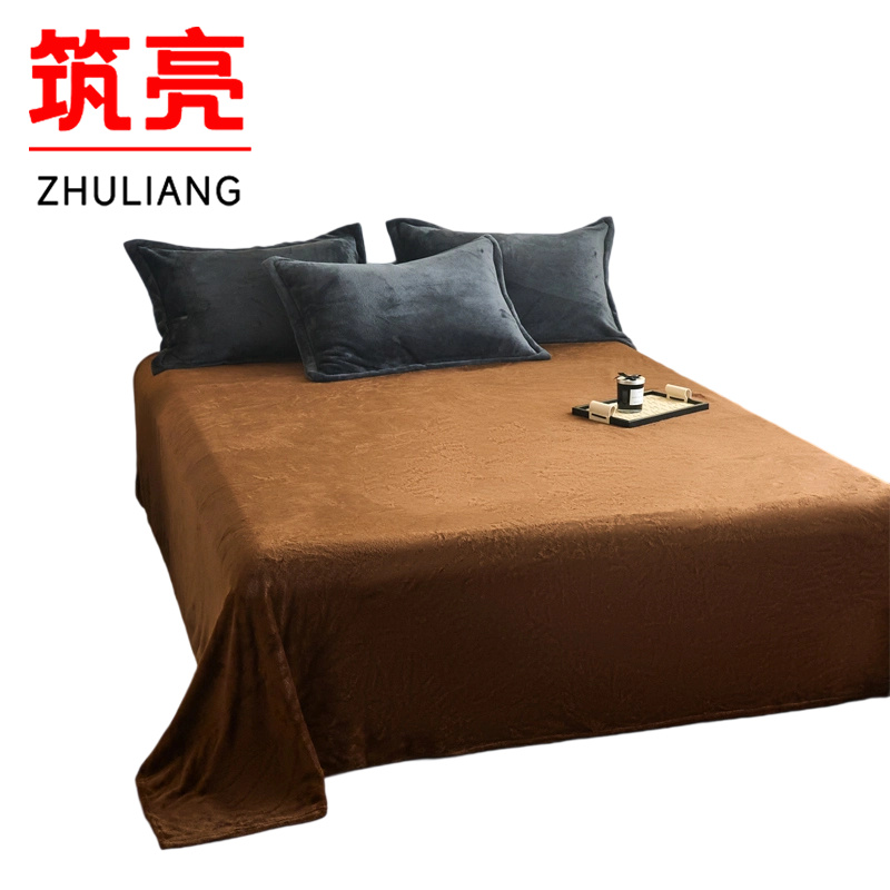 筑亮 牛奶绒三件套 A22 套高清大图