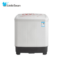 小天鹅（LittleSwan）TP80VDS08新品8公斤双桶 双缸 半自动洗脱分离洗衣机脱水机 家用