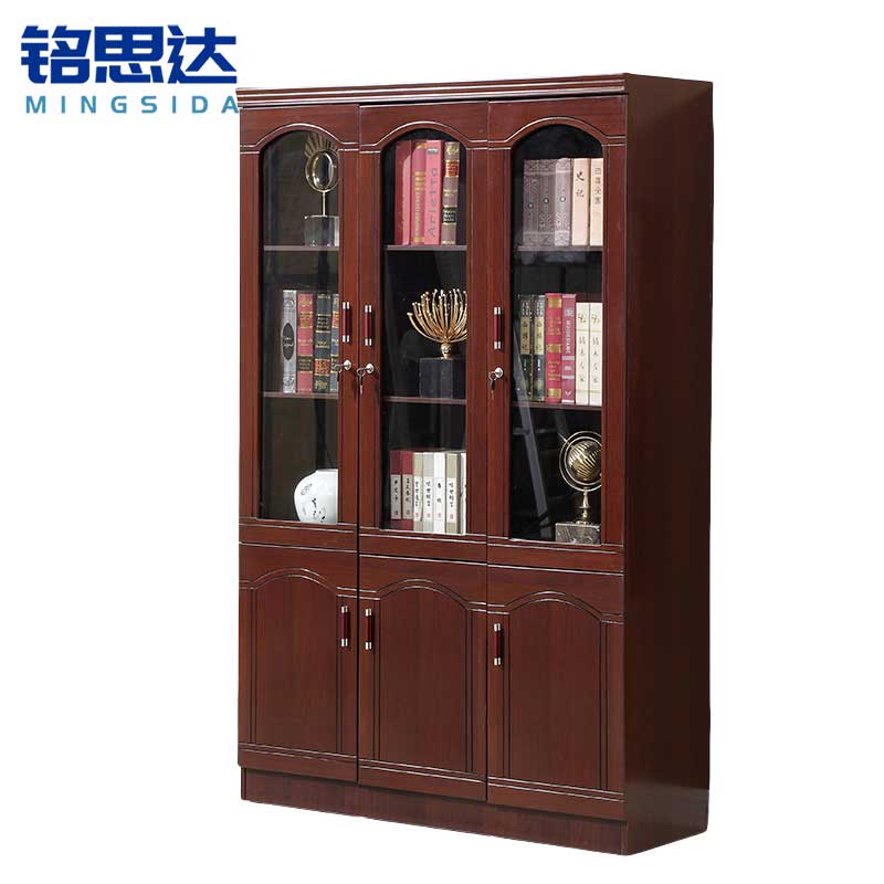 铭思达书柜三门台高清大图