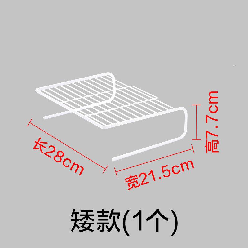 厨房冰箱橱柜内部隔层分层置物架 柜子收纳免钉冰柜隔板隔断收纳柜 三维工匠高清大图