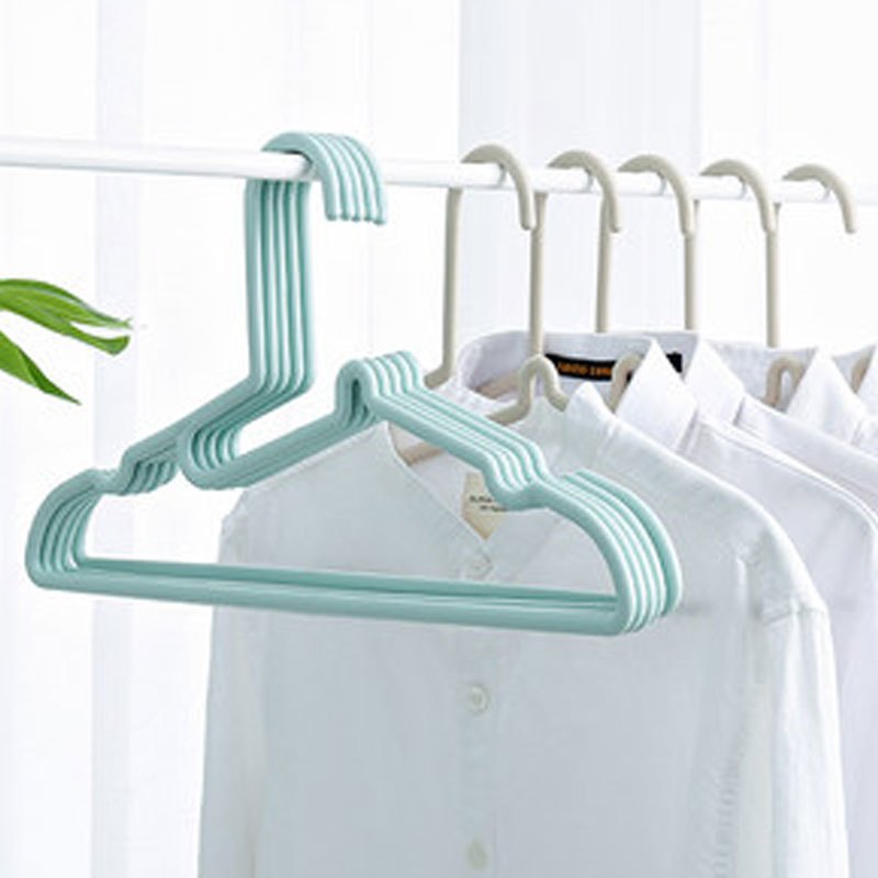 家用简约风衣架家用宽晾衣架成人衣撑塑料挂钩衣服架子衣挂简约衣架小清新衣架生活日用洗晒用品衣架