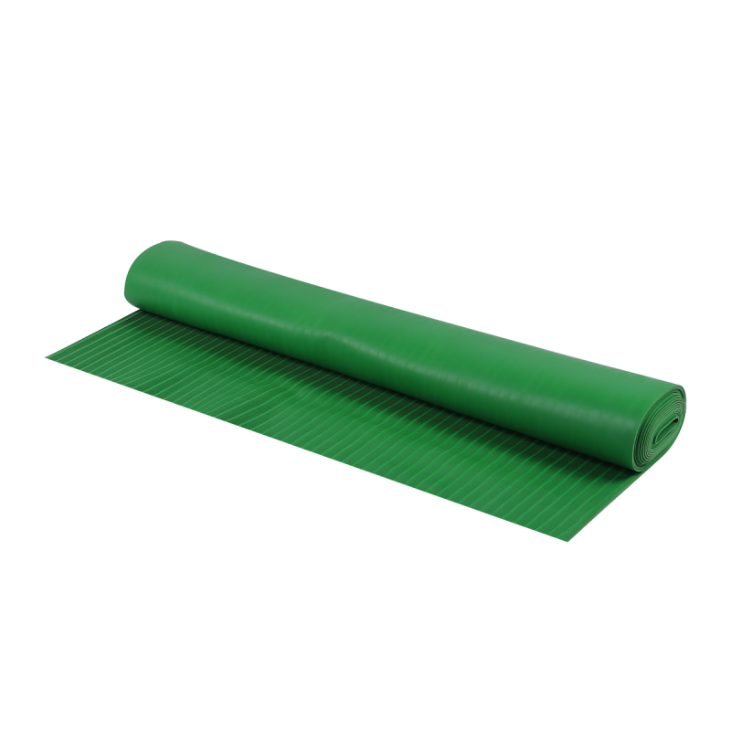 典虎 绝缘胶垫 绿色条纹5mm*1m*5m 卷高清大图