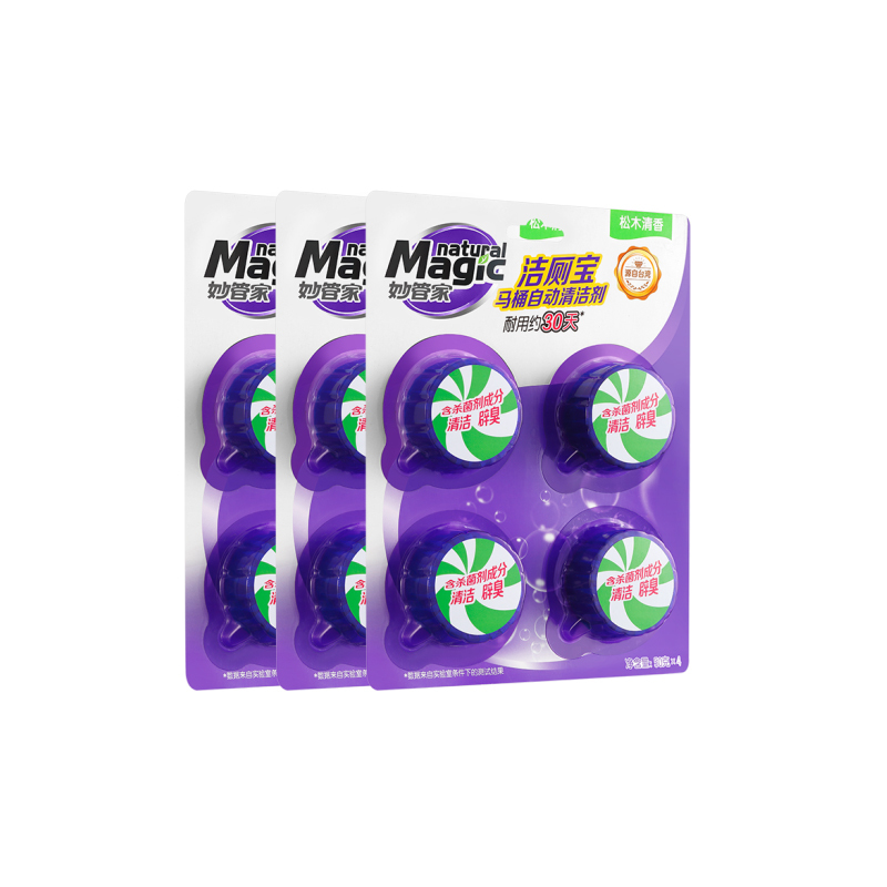 纳爱斯妙管家洁厕宝清洁剂 50g*4（53）