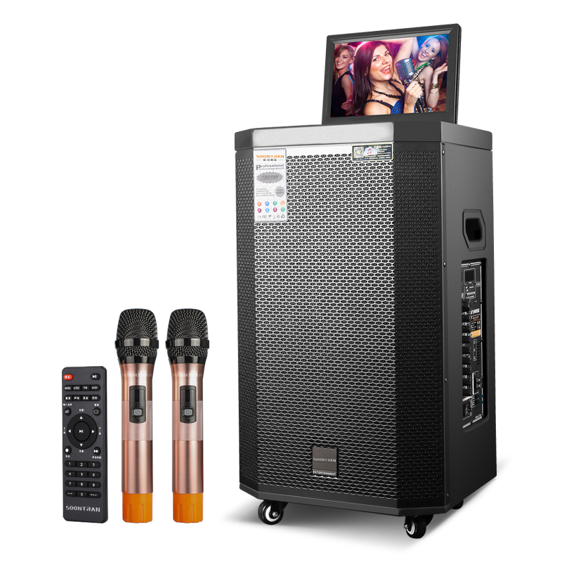山水/升级松川SA2-12户外音响带显示屏wifi家用K歌视频播放器卡拉ok歌大功率广场舞音箱大屏幕一体机12英寸高清大图