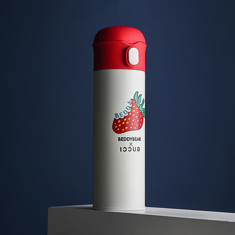 杯具熊(beddybear) TB-TT347-480草莓保温杯 480ml
