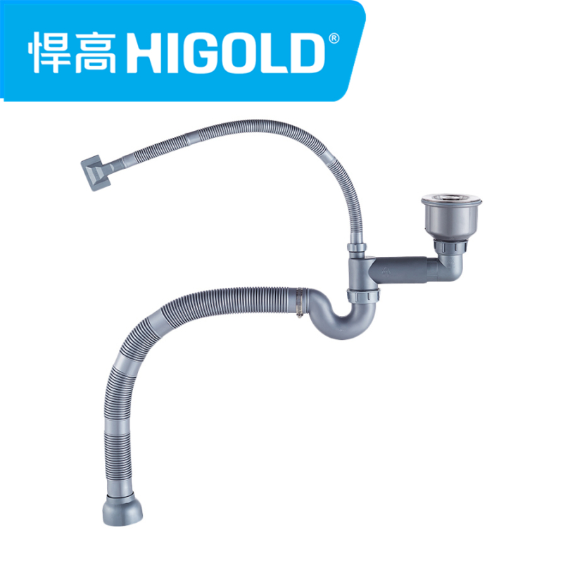 HIGOLD/悍高 304不锈钢雪花拉丝手工单槽套餐厨房洗菜盆洗碗水槽