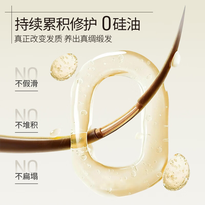 舒蕾(SLEK)[王星越同款]长效修护清爽洗发水500ml控油无硅油蚕丝蛋白高清大图