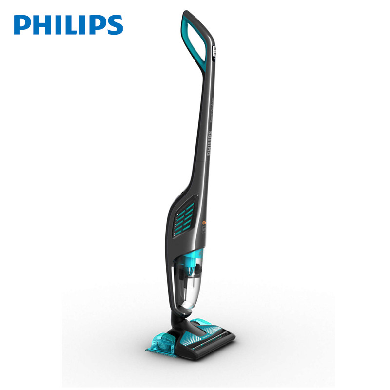 飞利浦(Philips) 无线充电大功率手持式吸尘器FC6402/81干湿两用式0.6L容量尘盒/尘桶