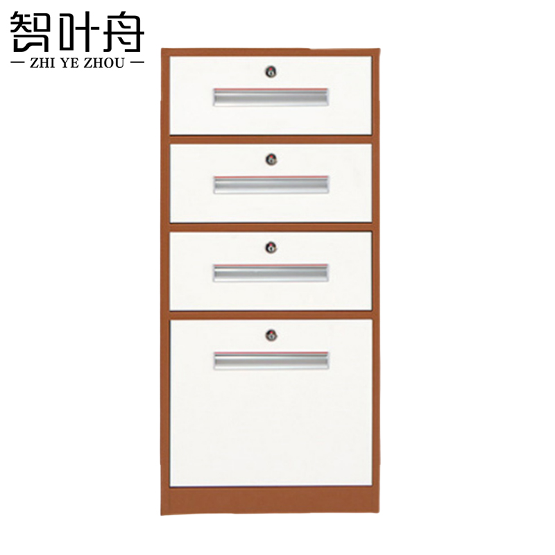 智叶舟矮柜文件柜四抽40*39*85cm台高清大图