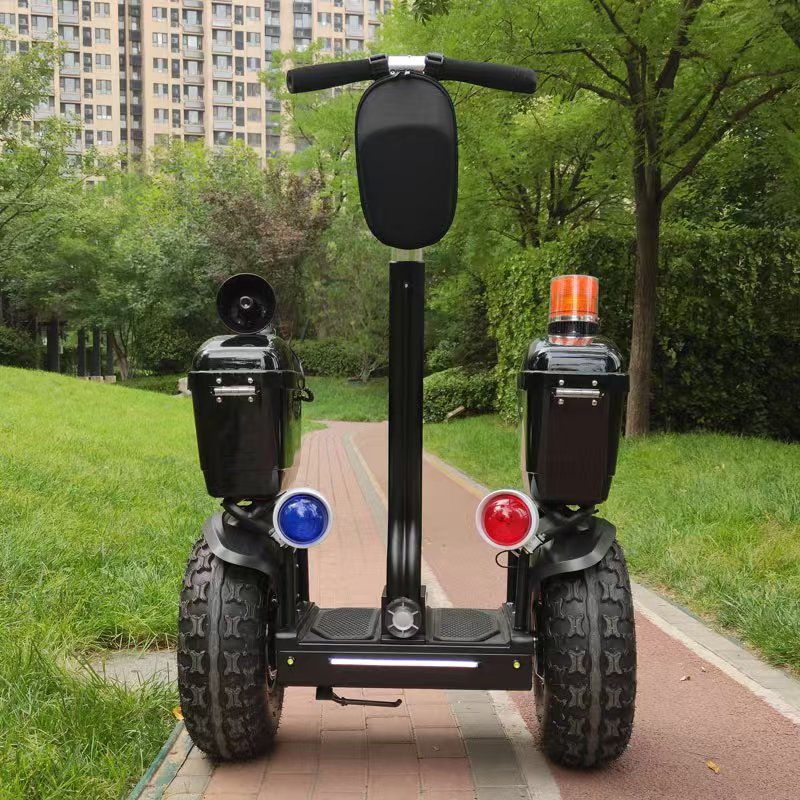 恒立通电动平衡车 小区安保物业平衡双轮成人巡逻车60V