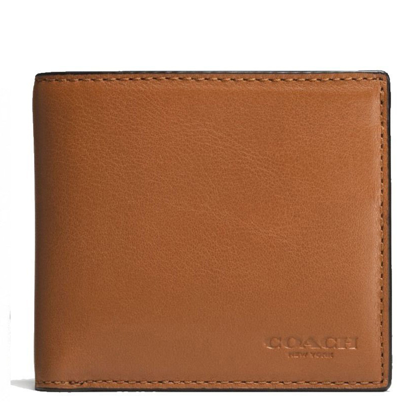 [直营]COACH 蔻驰 男士Billfold 短款牛皮钱包 F75003 Coach钱包男包