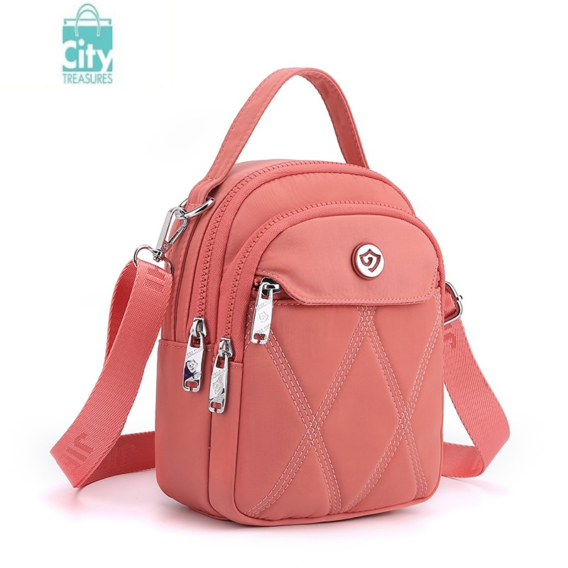 bangdou女士手提包2022年新款牛津布斜挎小包女夏季帆布手拎包轻便单