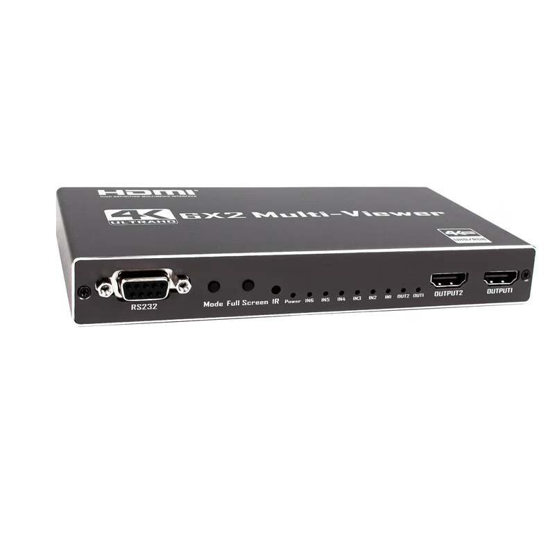 可思未来 HDMI分割器(6进2出)KS-D-FH62 (单位:盒)高清大图