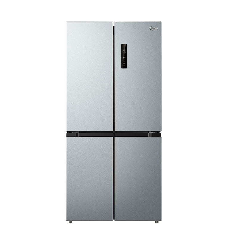 美的(Midea)冰箱慧鲜系列480升超薄大容量双变频十字四开门对开门风冷无霜家用电冰箱BCD-480WSPZM(E)高清大图