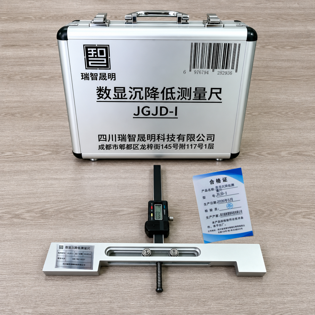 瑞智晟明 数显沉降低测量尺 JGJD-I 把高清大图
