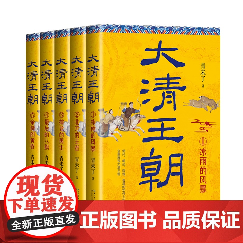 大清王朝(全五册)青未了 著 长篇历史小说经典书系 全景展现大清王朝勃兴 崛起 辉煌 轰塌的宏伟力作 正版高清大图