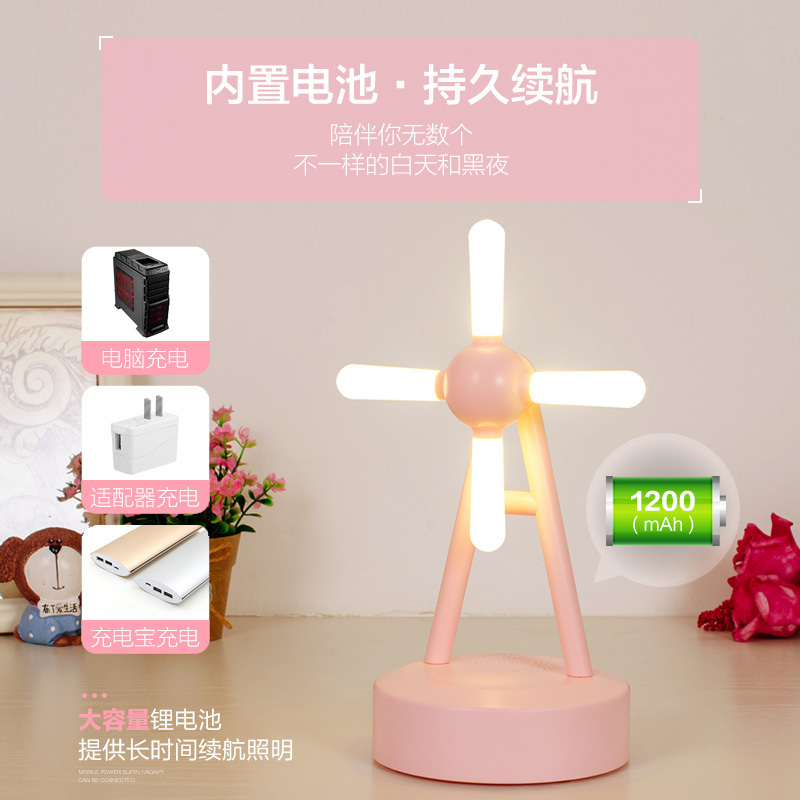 创意ins蓝牙音乐台灯卧室床头充电星空小夜灯少女宿舍睡眠小音响